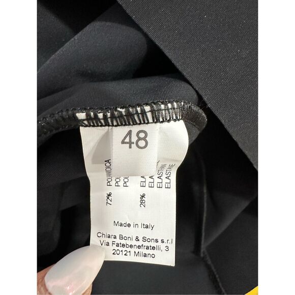 NWT Chiara Boni La Petite Robe Ferflum Collared Skirt Ruffle Cocktail Dress - Picture 11 of 11